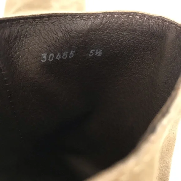 J.Crew Womens 5.5 Dixon Short Boots Suede Leather Beige Gray Buckle Detail 30485 - Picture 8 of 8